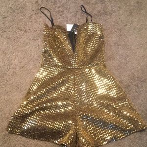 Gold Romper